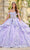 Amarra 54202 - Rhinestone Embellished Off-Shoulder Ballgown Quinceanera Dresses 00 / Lilac/Multi