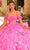 Amarra 54233 - Corset Bodice Semi-Sweetheart Ballgown Quinceanera Dresses