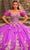 Amarra 54241 - 3D Floral Embellished Off-Shoulder Ballgown Special Occasion Dress