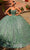 Amarra 54248 - Detachable Cape Sweetheart Ballgown Special Occasion Dress 00 / Sage