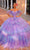 Amarra 54312 - Off Shoulder Ruffled Ballgown Special Occasion Dress 00 / Lilac/Multi