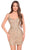 Amarra 88008 - Sequin Sweetheart Cocktail Dress Special Occasion Dress 000 / Gold