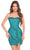 Amarra 88028 - Strapless Sequin Cocktail Dress Special Occasion Dress 000 / Jade