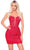 Amarra 88031 - Embroidered Sheath Cocktail Dress Special Occasion Dress 000 / Red