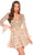 Amarra 88032 - Embellished A-Line Cocktail Dress Special Occasion Dress 000 / Gold/Silver