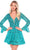 Amarra 88032 - Embellished A-Line Cocktail Dress Special Occasion Dress 000 / Jade