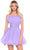 Amarra 88038 - Tulle Straight Across Cocktail Dress Special Occasion Dress 000 / Lilac