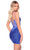 Amarra 88077 - Floral Sequin Plunging Cocktail Dress Homecoming Dresses