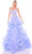 Amarra 88094 - Beaded Ruffle Detailed Ballgown Evening Dresses 000 / Periwinkle