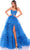 Amarra 88099 - Beaded Strapless Ballgown Special Occasion Dress 000 / Peacock