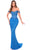 Amarra 88108 - Sequin Off-Shoulder Prom Gown Special Occasion Dress 000 / Peacock