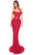 Amarra 88108 - Sequin Off-Shoulder Prom Gown Special Occasion Dress 000 / Red