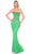 Amarra 88110 - Strapless Sequin Embellished Prom Gown Special Occasion Dress 000 / Electric Lime