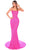 Amarra 88110 - Strapless Sequin Embellished Prom Gown Special Occasion Dress 000 / Neon Pink