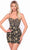 Amarra 88121 - Floral Sequin Sheer Corset Cocktail Dress Special Occasion Dress