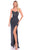 Amarra 88125 - Sequined Strapless Prom Gown Special Occasion Dress 000 / Twilight