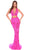 Amarra 88127 - Beaded Cut-Out Detailed Prom Gown Prom Gown 000 / Neon Pink