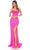 Amarra 88149 - Sequin Corset Bodice Prom Gown Special Occasion Dress 000 / Neon Pink