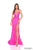 Amarra 88228 - Jersey Sheath Gown with Beaded Bodice Prom Dresses 000 / Fuchsia