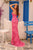 Amarra 88393 - Floral Beaded Sheath Gown with High Slit Prom Dresses