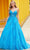 Amarra 88536 - Embroidered A-Line Prom Dress Special Occasion Dress 00 / Peacock