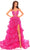 Amarra 88745 - Applique Corset Prom Dress Special Occasion Dress 000 / Fuchsia