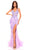 Amarra 88753 - Floral Accent Corset Prom Dress Special Occasion Dress 000 / Lilac