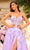 Amarra 88754 - Gleaming Floral Embellished Plunging Ballgown Special Occasion Dress