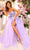 Amarra 88754 - Gleaming Floral Embellished Plunging Ballgown Special Occasion Dress