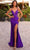 Amarra 88809 - Beaded Side Prom Dress Special Occasion Dress 000 / Purple