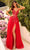 Amarra 88844 - Sequin Embellished A-line Prom Dress Special Occasion Dress 000 / Red