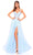 Amarra 88849 - Lace Detailed A-Line Prom Dress Special Occasion Dress 000 / Light Blue