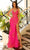 Amarra 88865 - Embroidered V-Neck Prom Dress Special Occasion Dress 000 / Fuchsia