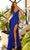 Amarra 88869 - Sheath Illusion Evening Dress Special Occasion Dress 000 / Royal Blue