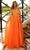 Amarra 88875 - Sequin Off Shoulder Prom Dress Special Occasion Dress 000 / Neon Orange