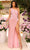 Amarra 94013 - Bead Cut-Out Evening Dress Special Occasion Dress 000 / Light Pink