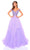 Amarra 94038 - Off-Shoulder A-Line Evening Gown Special Occasion Dress 000 / Lilac