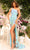 Amarra 94056 - Multi-Colored Sequin Asymmetric Prom Gown Special Occasion Dress 000 / Light Blue/Multi