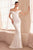 Amoris by Ladivine T402 - Off Shoulder Mermaid Evening Gown Mother of the Bride Dresses XXS / Off White