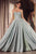 Amoris by Ladivine T701 - Strapless Glitter A-Line Evening Gown Prom Dresses XXS / Sage