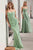 Amoris by Ladivine T702 - Strapless Scoop Neck Evening Gown Prom Dresses XXS / Sage