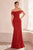 Amoris by Ladivine T705 - Off-Shoulder Chiffon Evening Gown Prom Dresses XXS / Sienna