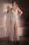 Amoris by Ladivine T707 - Glitter-Dusted Evening Dress Prom Dresses XXS / Platinum