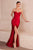 Amoris by Ladivine T708 - Elegant Sweetheart Evening Gown Prom Dresses XXS / Burgundy