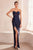 Amoris by Ladivine T708 - Elegant Sweetheart Evening Gown Prom Dresses XXS / Navy