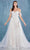 Andrea and Leo A0822 - Off-Shoulder Embellished Gown Wedding Dresses 14 / Off White-Nude