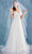 Andrea and Leo A0822 - Off-Shoulder Embellished Gown Wedding Dresses 14 / Off White-Nude