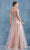 Andrea and Leo A0870 - Stellar Glitter Off-Shoulder Prom Gown Bridesmaid Dresses 4 / Rose Gold