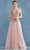 Andrea and Leo A0870 - Stellar Glitter Off-Shoulder Prom Gown Bridesmaid Dresses 4 / Rose Gold