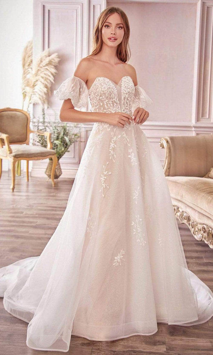 Andrea and Leo A1014 - Sweetheart Embroidered Bridal Gown Bridal Dresses 6 / Off White-Nude